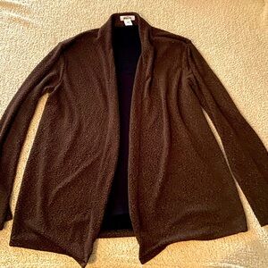 Morgan city,Brown light weight jacket like with in tank top front sewn in  3x